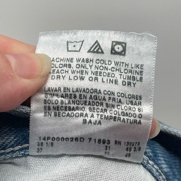 Wrangler Mens 5 Star Relaxed Fit Jeans 100% Cotton Light Wash Blue Size 36x30 - Picture 9 of 11